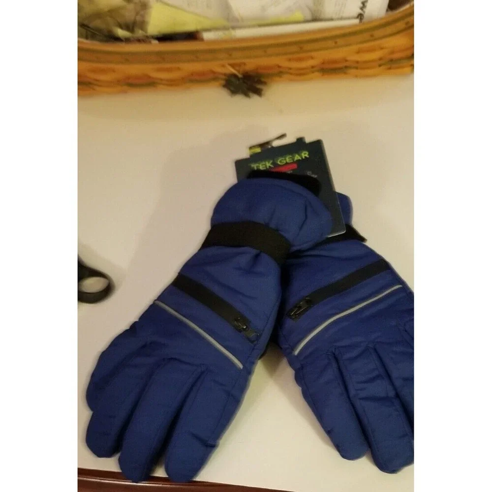 Mens 3M Thinsulate Warmest Gloves Sz S/M Water Resistant Touchscreen Grey